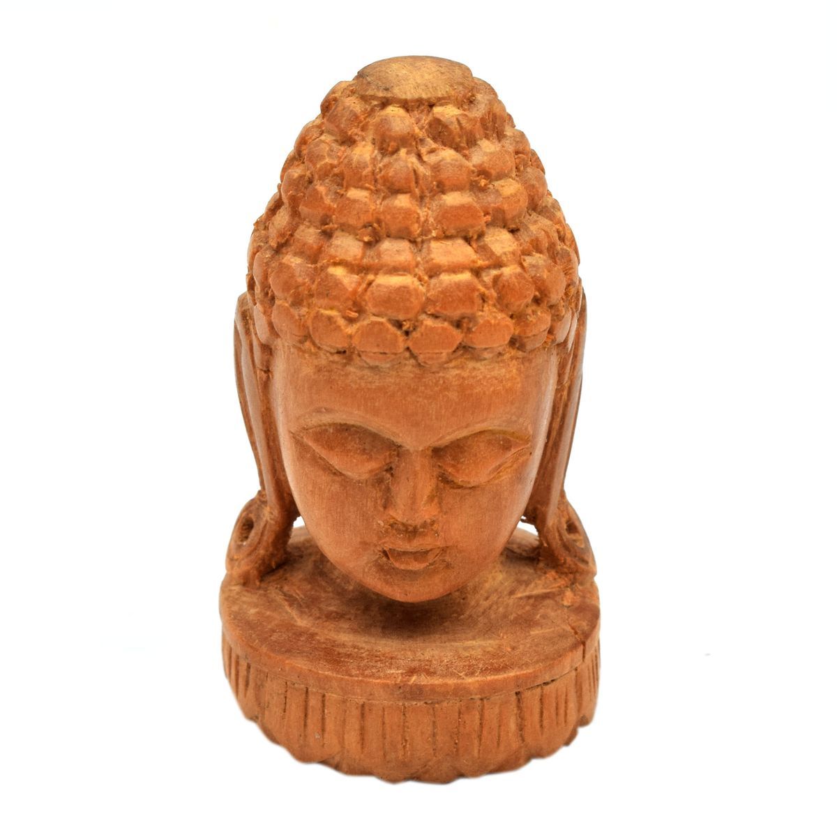 SANDAL WOOD BUDDHA HEAD