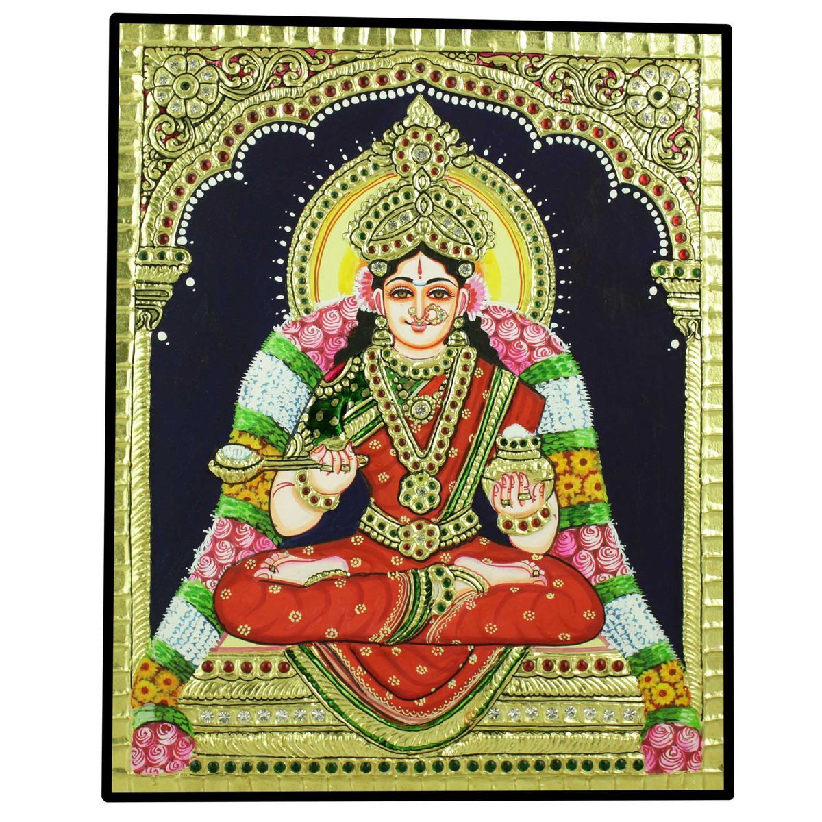 TANJORE PAINTING ANNAPOORNE
