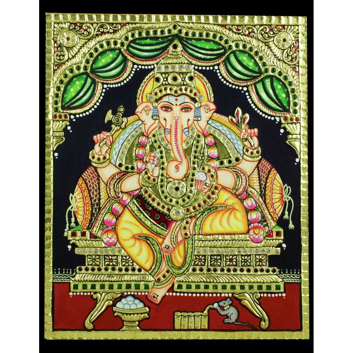 TANJORE PAINTING GANESHA
