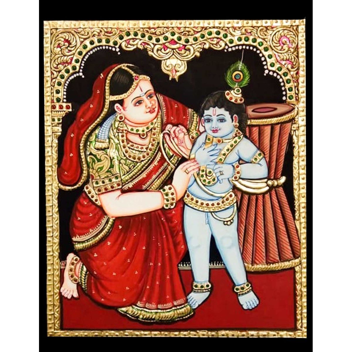 TANJORE PAINTING YASODHA KRISHNA