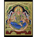 TANJORE PAINTING GAJA LAKSHMI