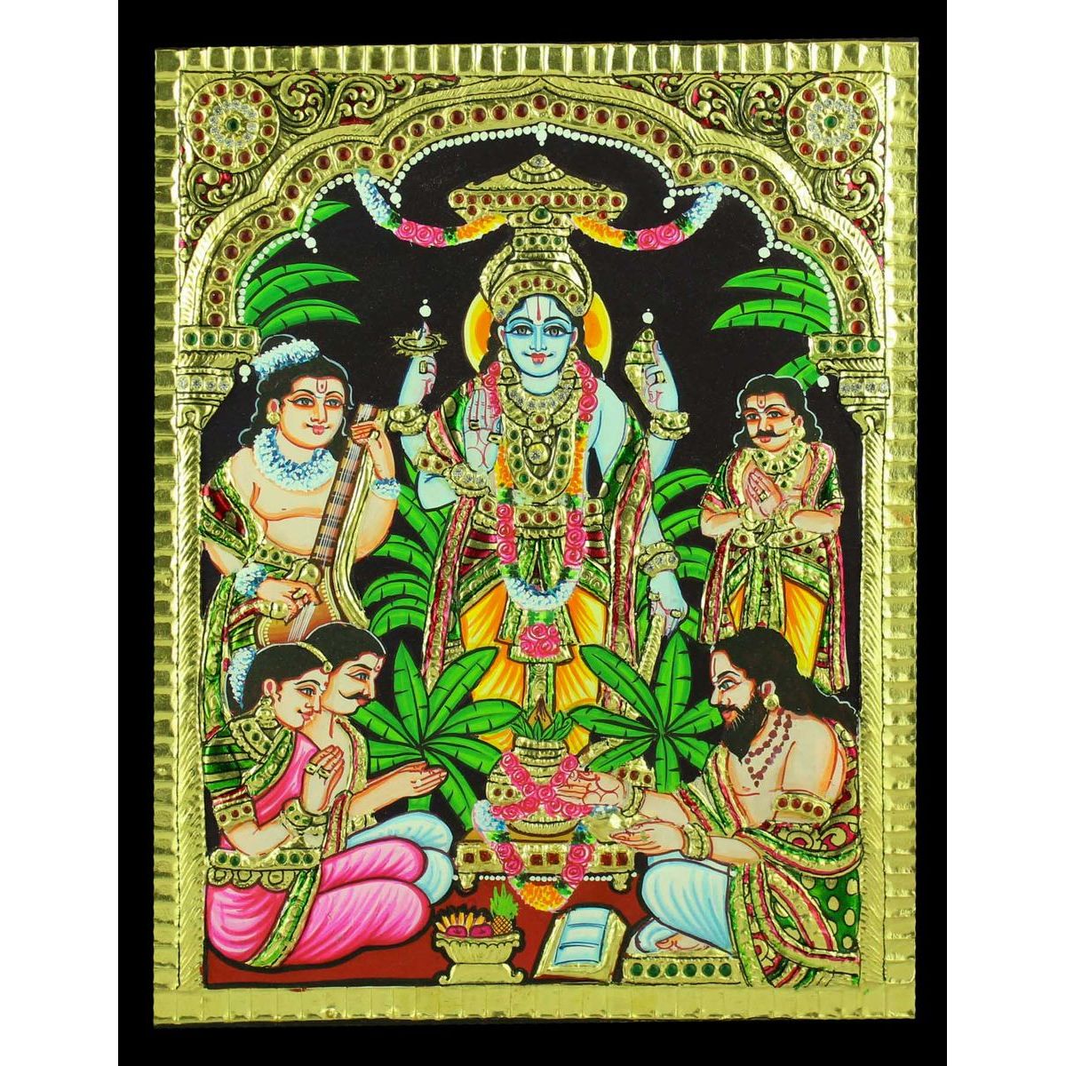 TANJORE PAINTING SATHYANARAYANAN