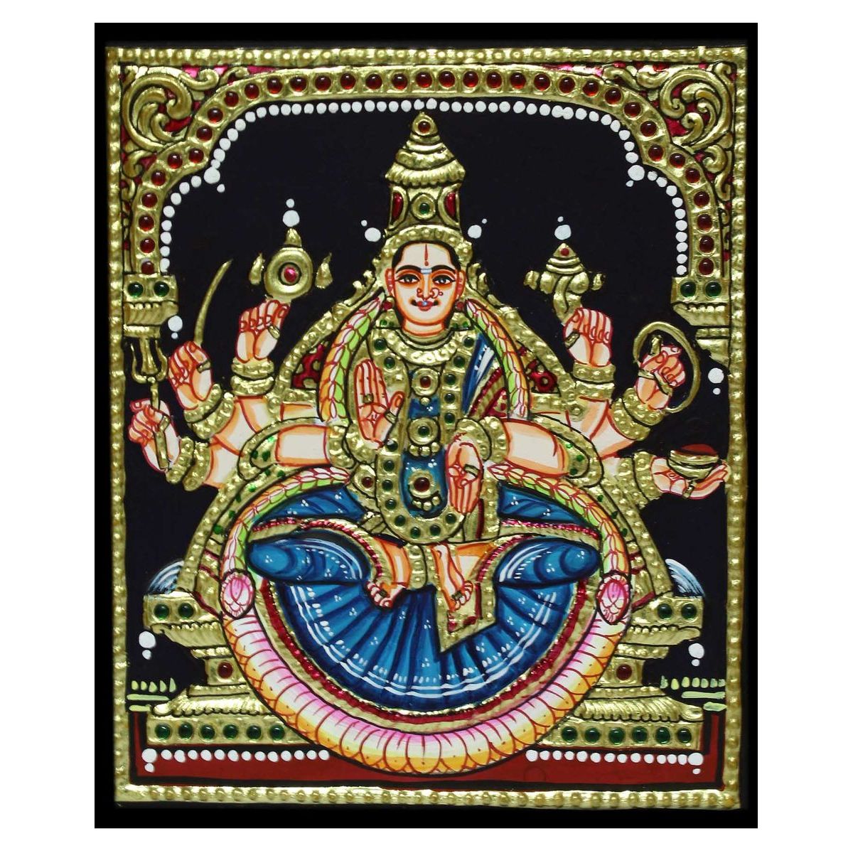TANJORE PAINTING VIJAYA LAKSHMI