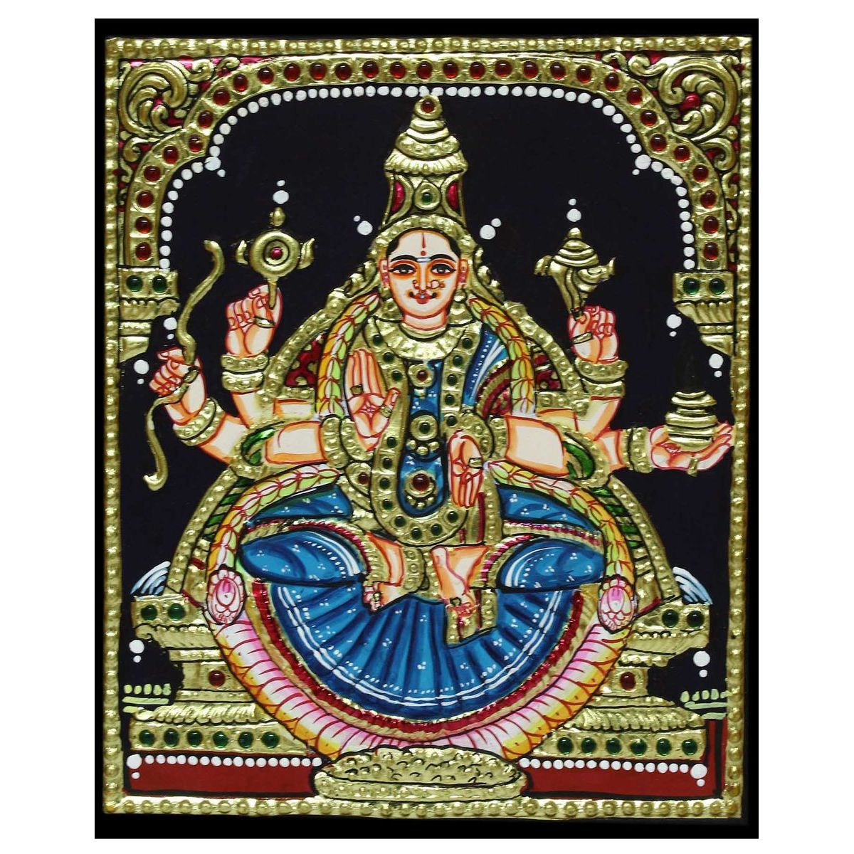 TANJORE PAINTING DHANA LAKSHMI