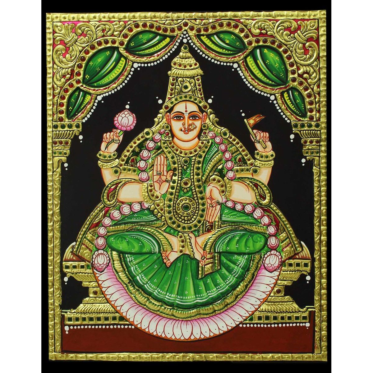 TANJORE PAINTING ADHI LAKSHMI