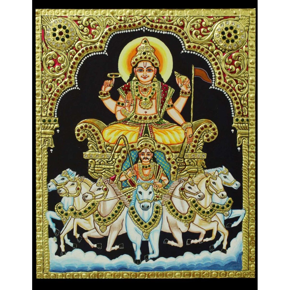 TANJORE PAINTING SATHYANARAYANA
