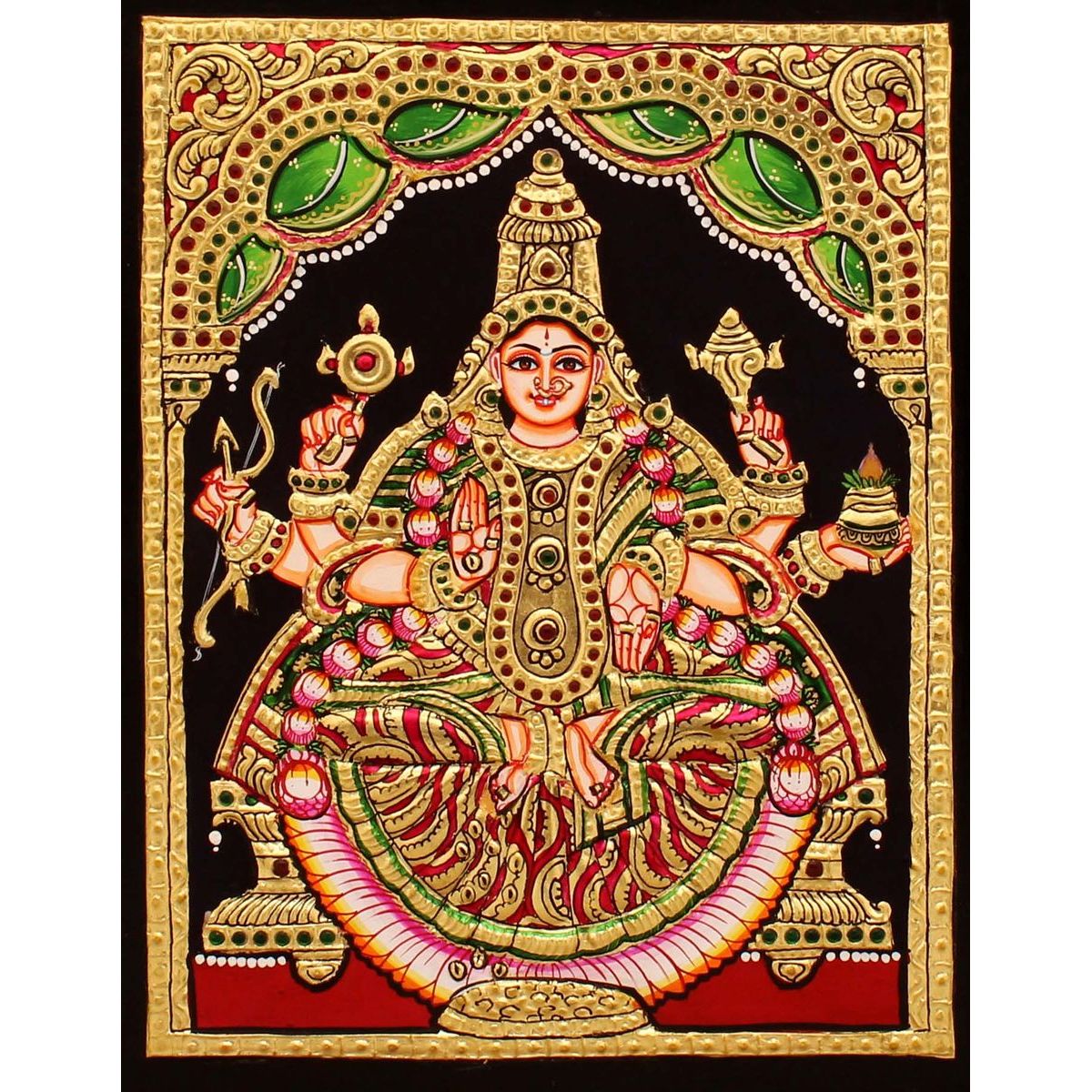 TANJORE PAINTING  VIDYA LAKSHMI