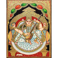TANJORE PAINTING SARASWATHI