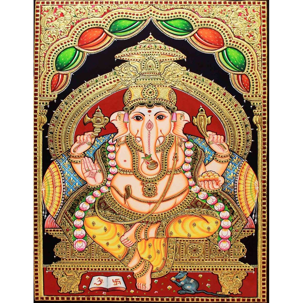 TANJORE PAINTING GANESHA