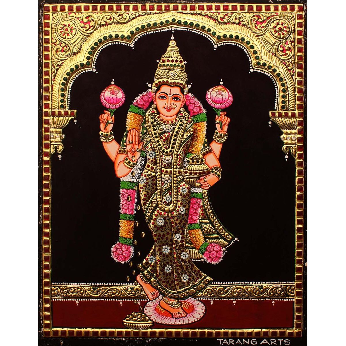 TANJORE PANITING VASTHU LAKSHMI