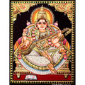TANJORE PAINTING SARASWATHI
