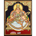 TANJORE PAINTING SARASWATHI