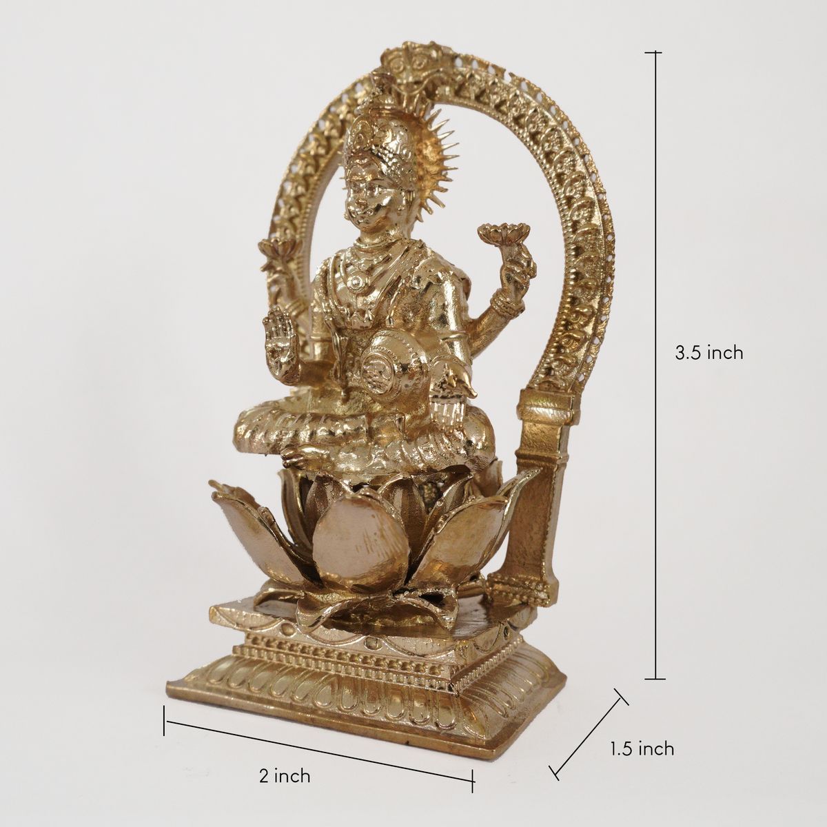LAKSHMI BRONZE SOLID IDOL
