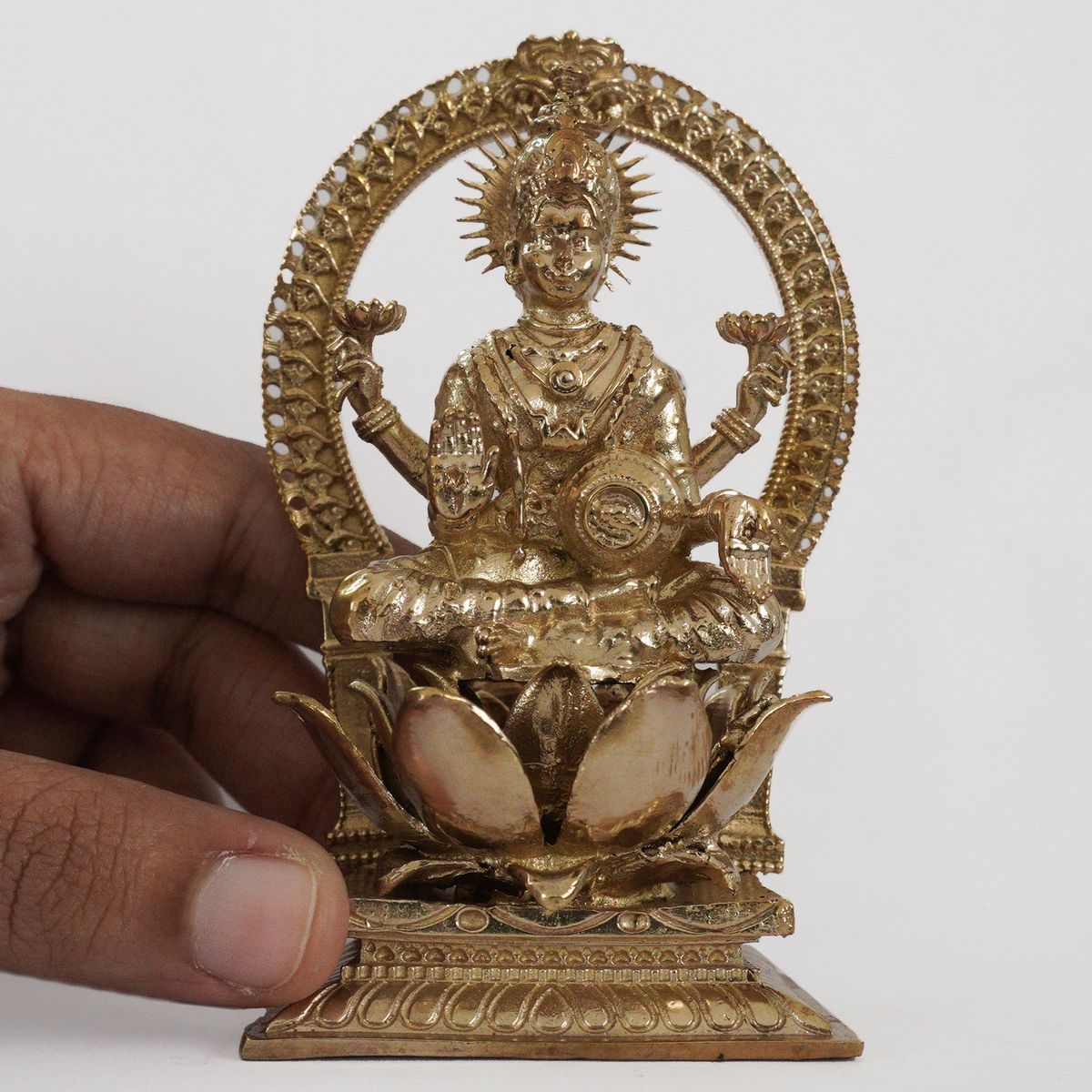 LAKSHMI BRONZE SOLID IDOL