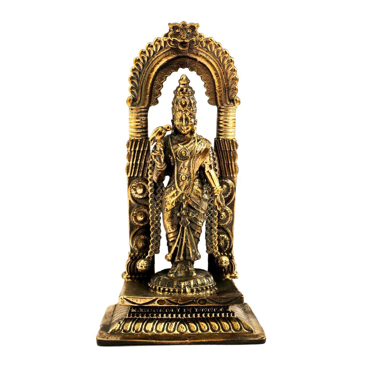 MADURAI MEENAKSHI BRONZE ANTIC IDOL STATUE