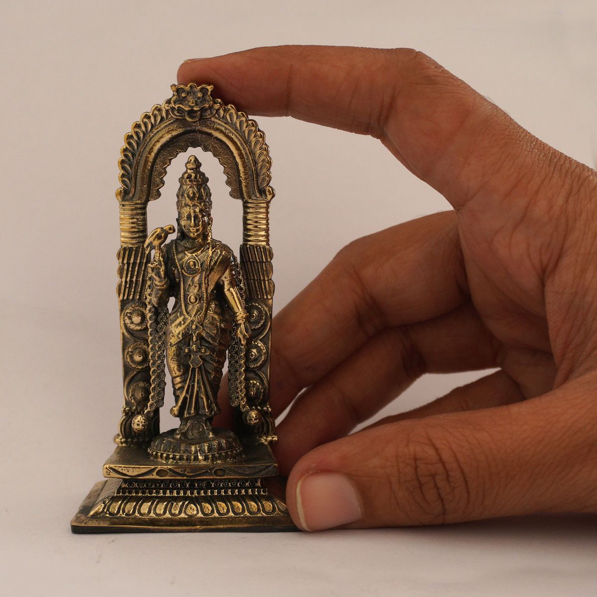 MADURAI MEENAKSHI BRONZE ANTIC IDOL STATUE