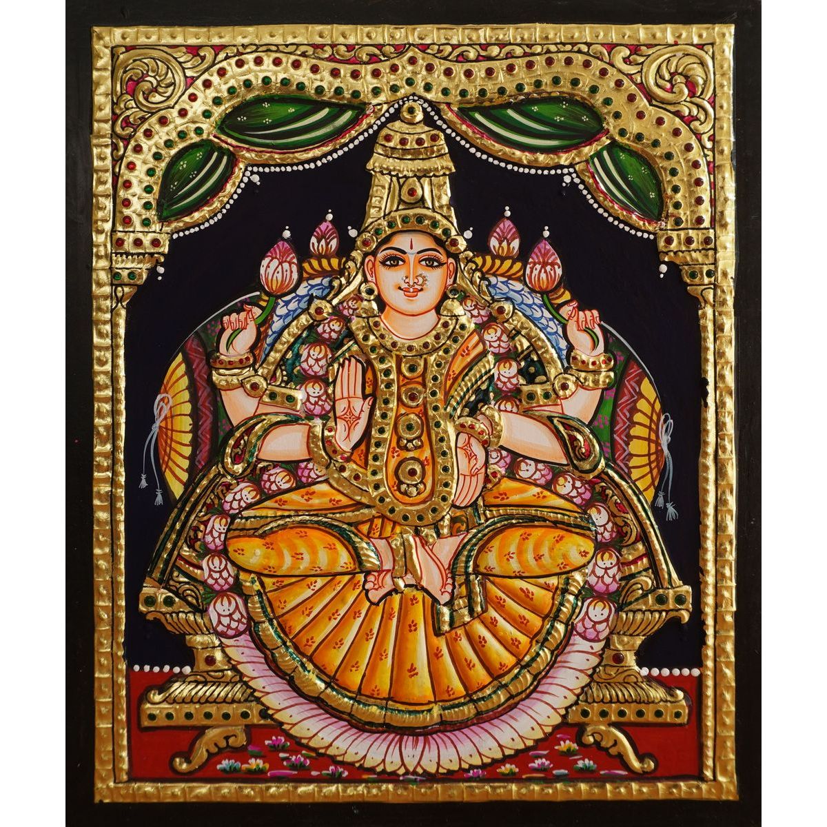 TANJORE PAINITNG ADHI LAKSHMI