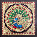 TANJORE PAINTING PEACOCK