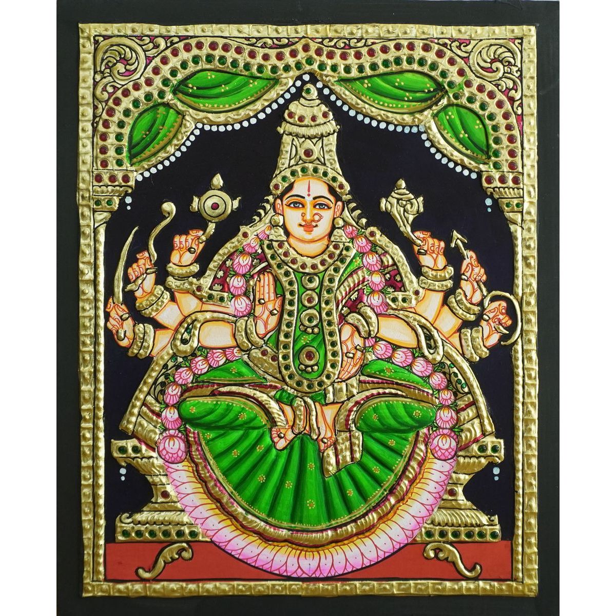 TANJORE PAINTING DHAIRYA LAKSHMI