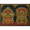 TANJORE PAINTING BALAJI SIDE PADMAVATHI AQ