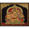 TANJORE PAINTING SHIVA FAMILY