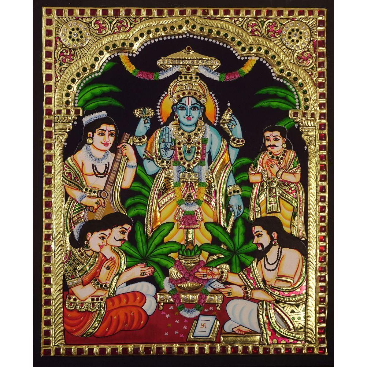 TANJORE PAINTING SATHYANARAYANA