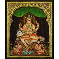 TANJORE PAINTING DAKSHINAMURTHY