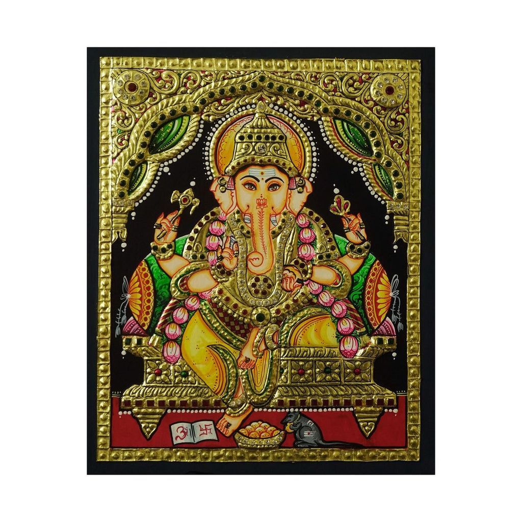 TANJORE PAINTING GANESHA