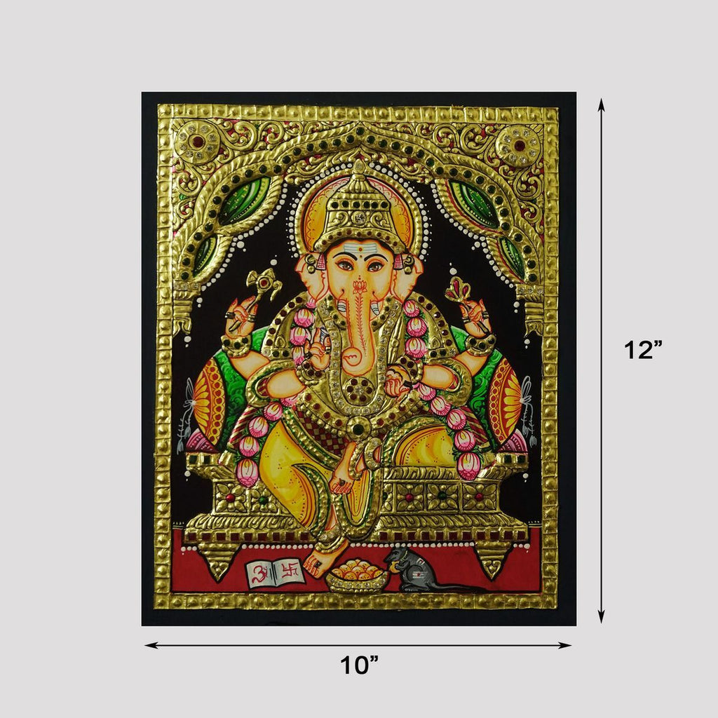 TANJORE PAINTING GANESHA