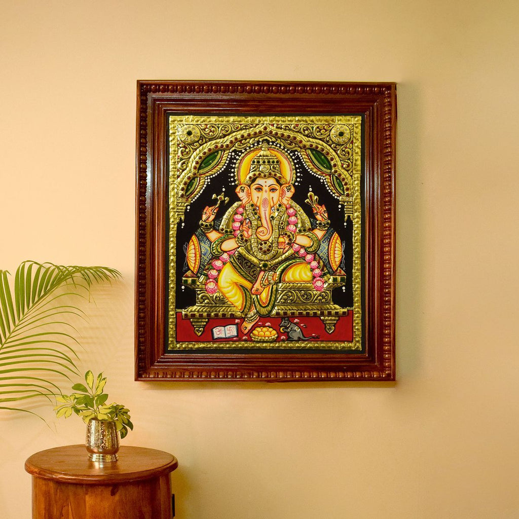 TANJORE PAINTING GANESHA