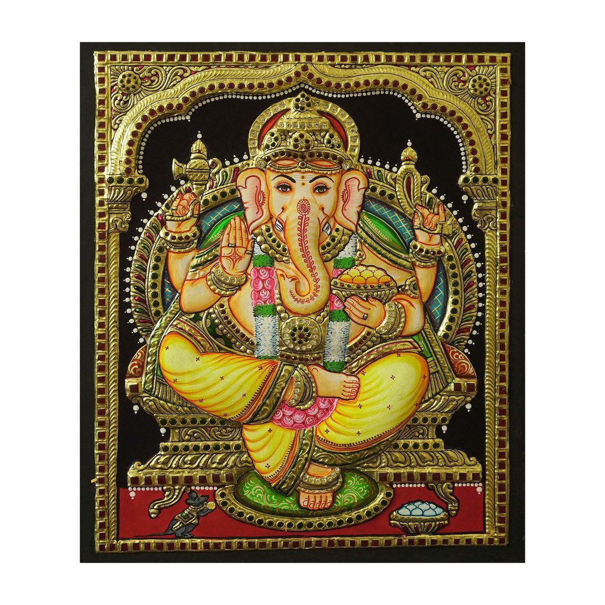 TANJORE PAINTING GANESHA