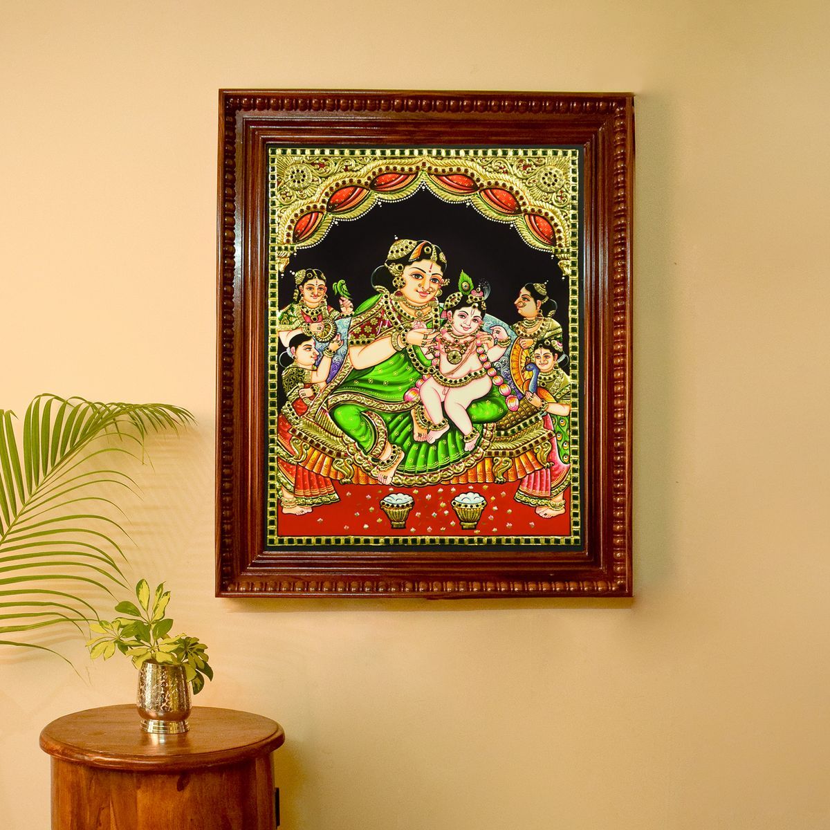 TANJORE PAINTING YASODHA KRISHNA