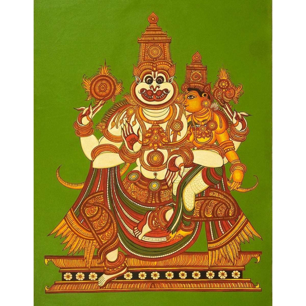 LAKSHMI NARASHIMHAR THIRUMALA PAINTING