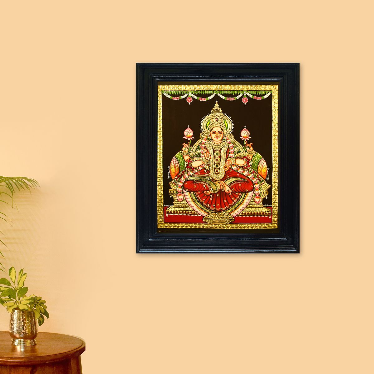 TANJORE PAINTING DHANA LAKSHMI