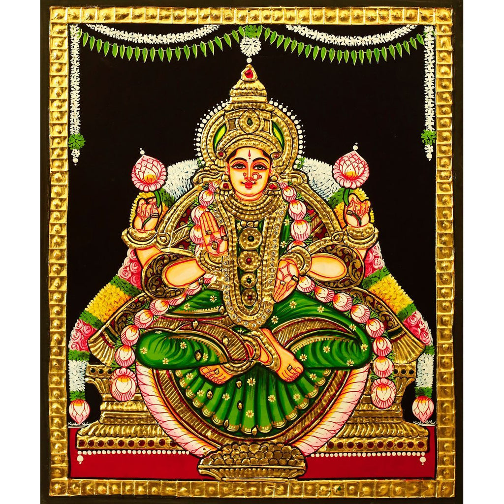 TANJORE PAINTING DHANA LAKSHMI