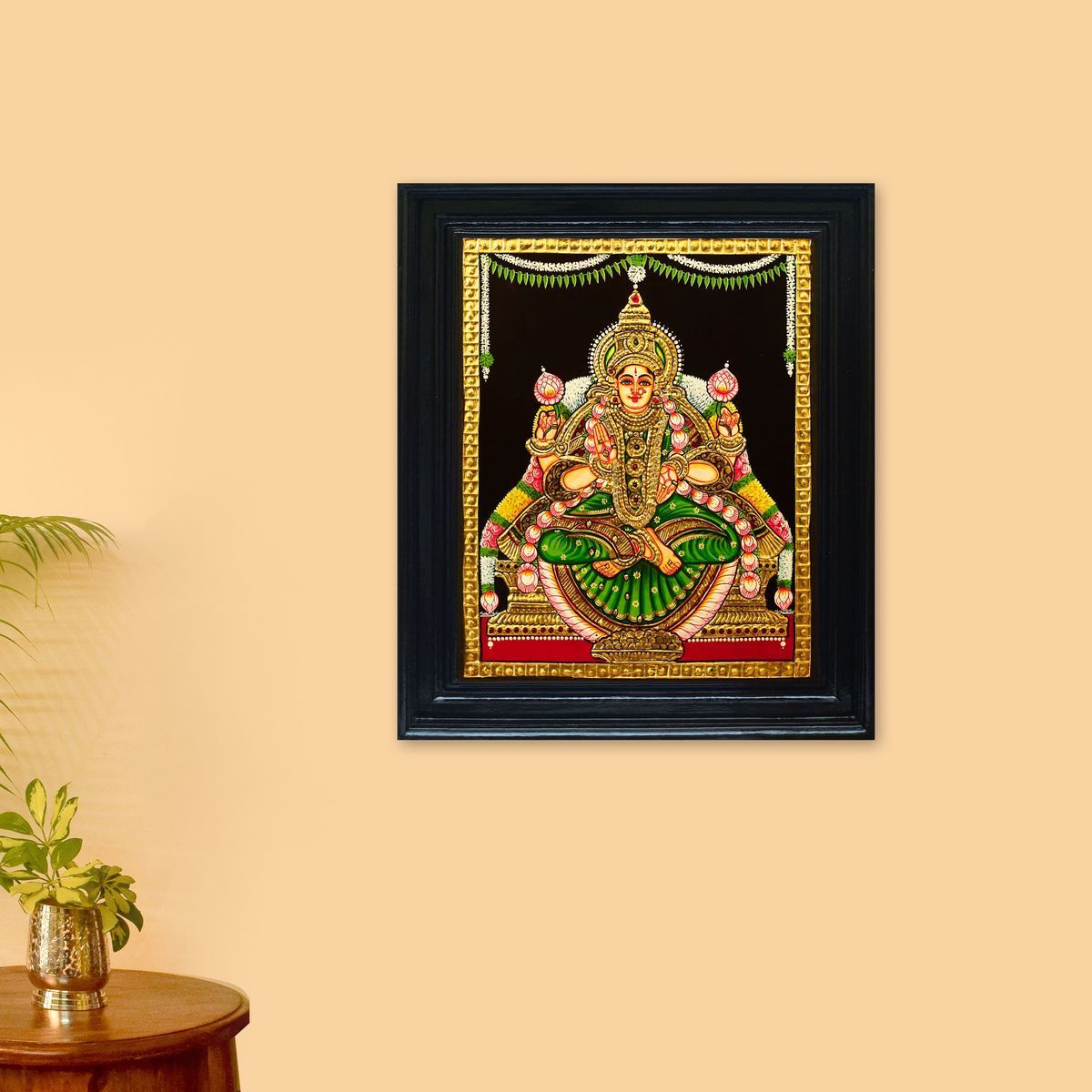 TANJORE PAINTING DHANA LAKSHMI