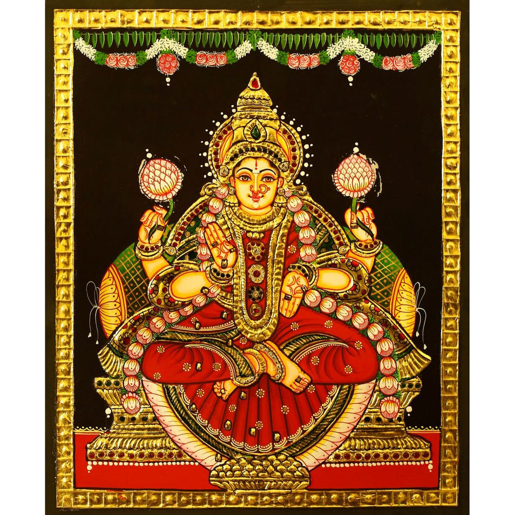 TANJORE PAINTING DHANA LAKSHMI