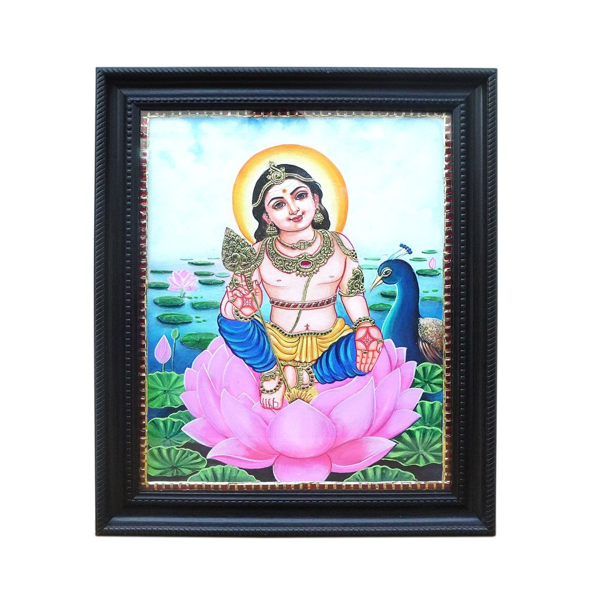 TANJORE PAINTING MURUGAN
