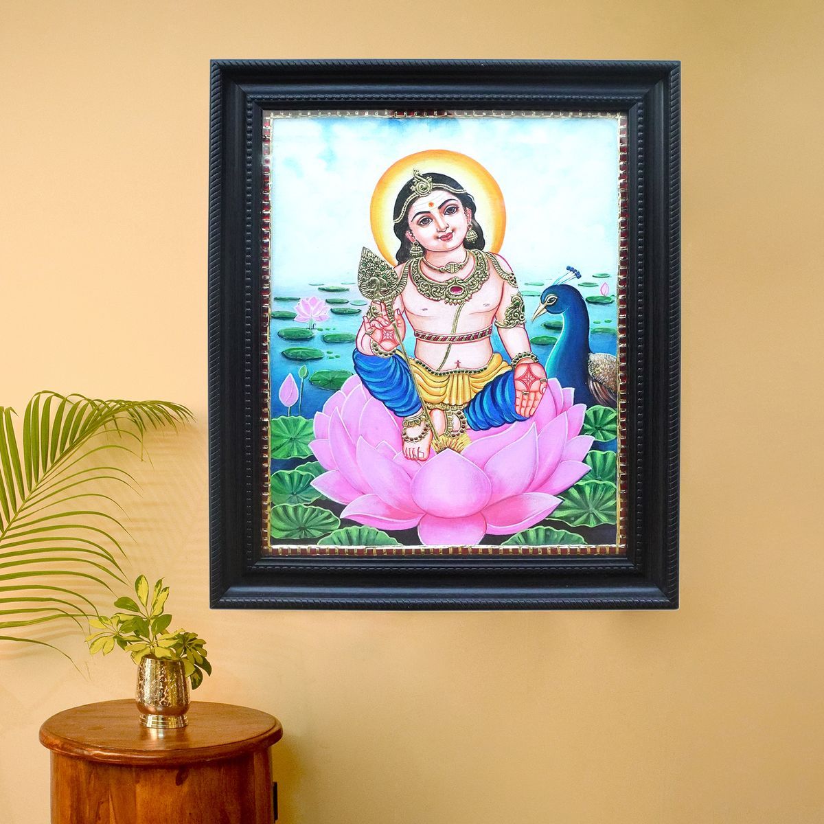 TANJORE PAINTING MURUGAN