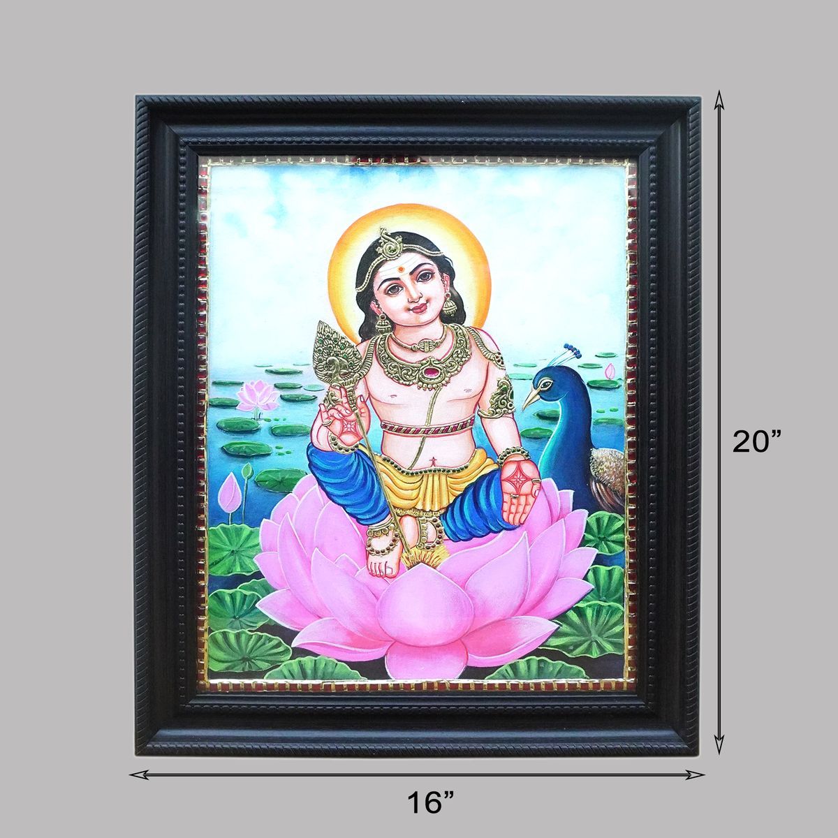 TANJORE PAINTING MURUGAN