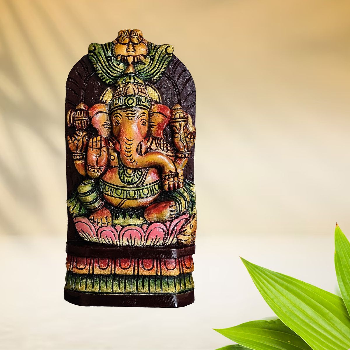 GANESHA VAAGAI WOODEN PANEL