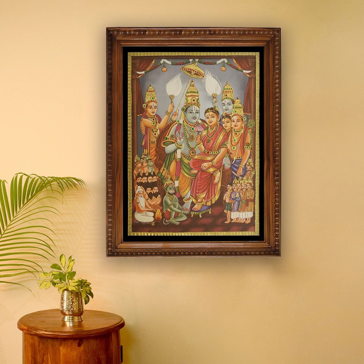 CANVAS PRINT RAMAR PATTABHISHEKAM