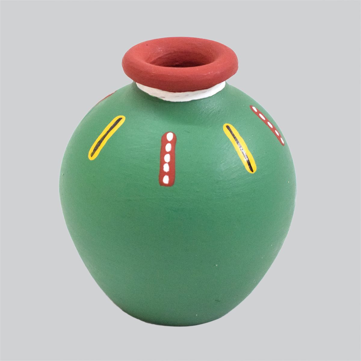 TERRACOTTA WARLI HAND PAINTED POT