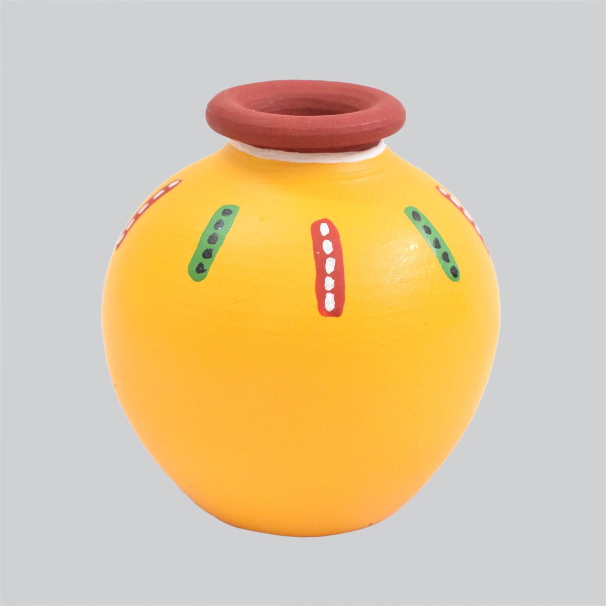 TERRACOTTA WARLI HAND PAINTED POT