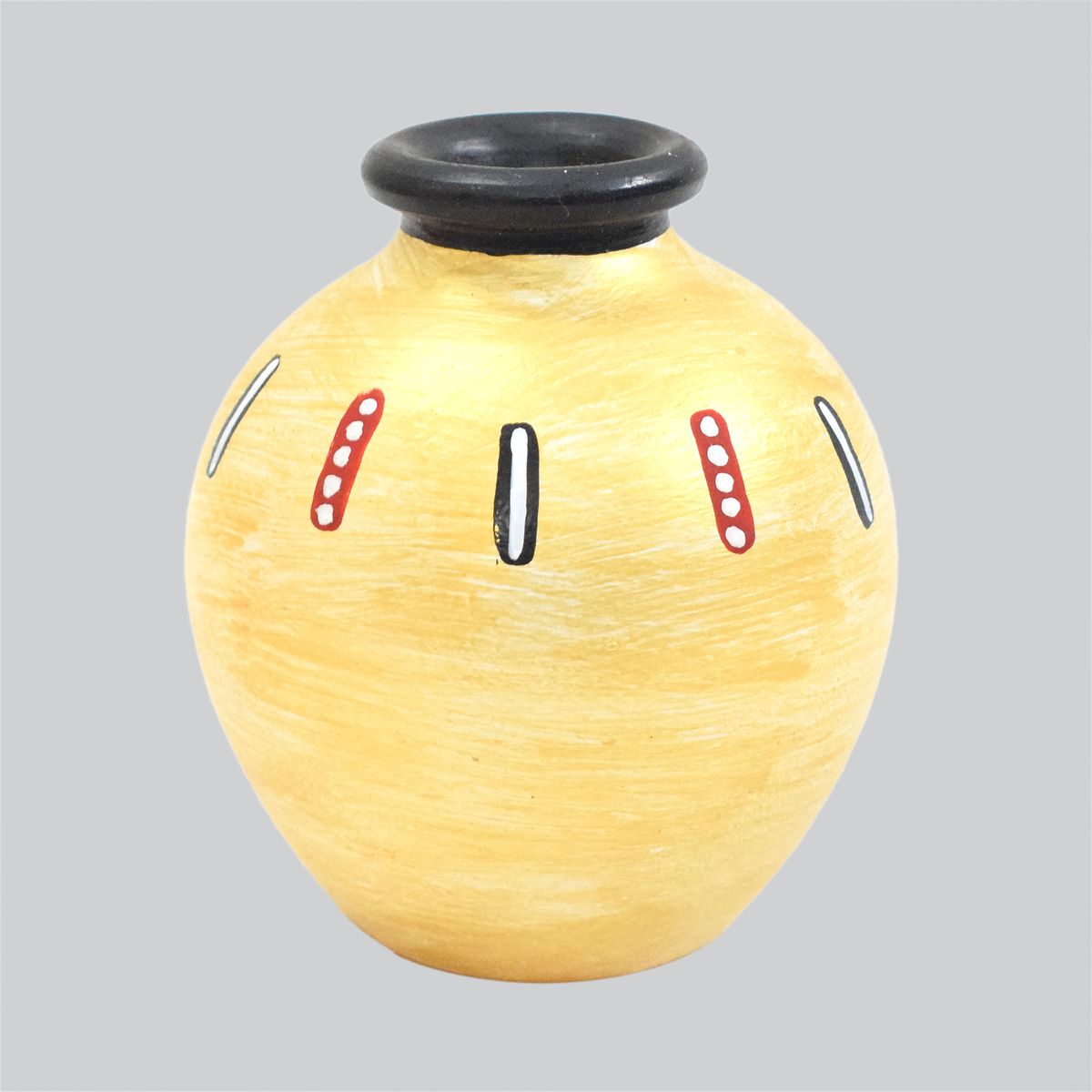 TERRACOTTA WARLI HAND PAINTED POT