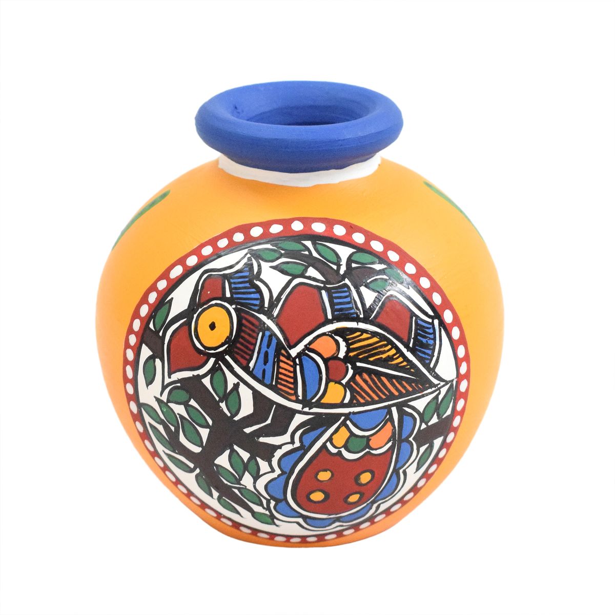 TERRACOTTA WARLI HAND PAINTED POT