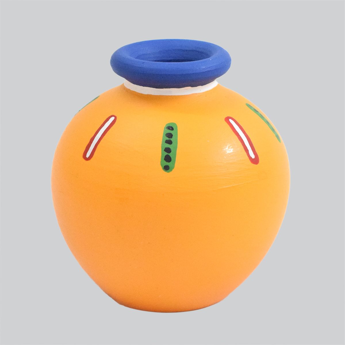 TERRACOTTA WARLI HAND PAINTED POT