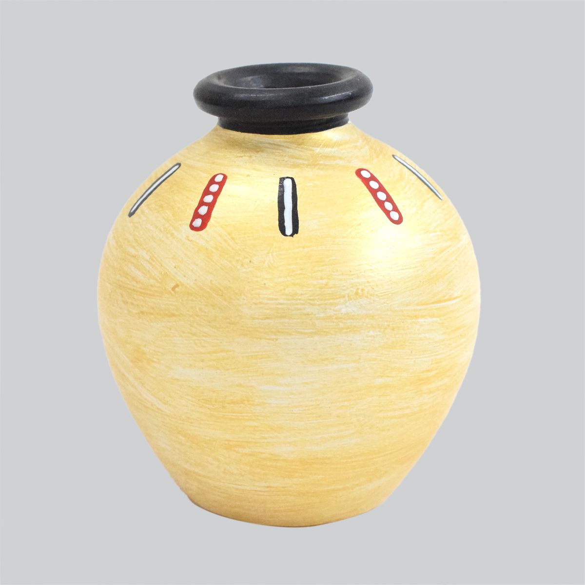 TERRACOTTA WARLI HAND PAINTED POT