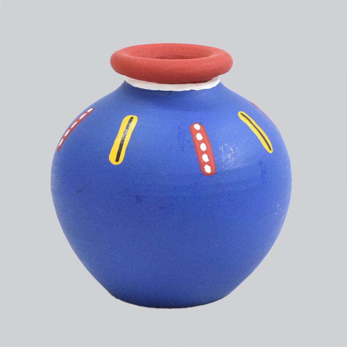 TERRACOTTA WARLI HAND PAINTED POT