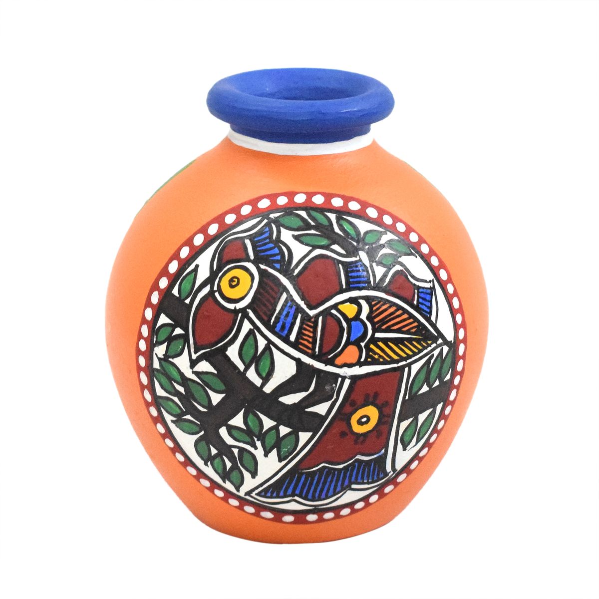 TERRACOTTA WARLI HAND PAINTED POT